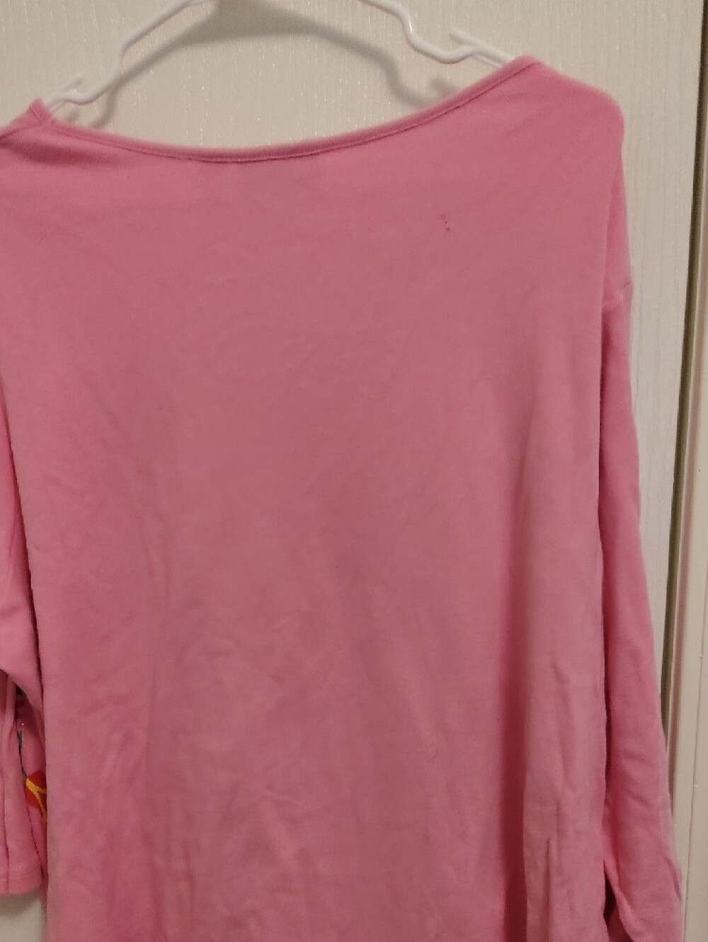 Quacker Factory Pink Floral Butterfly Tunic - Picture 3 of 4